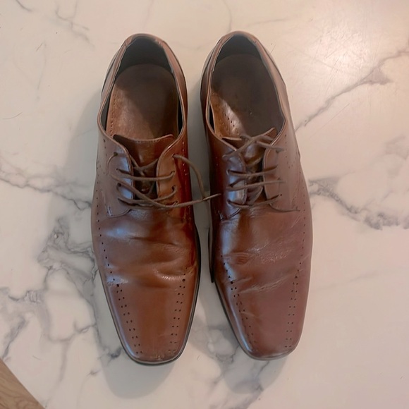 Stacy Adams ‘Attwell’ Shoe in Cognac - Picture 4 of 7